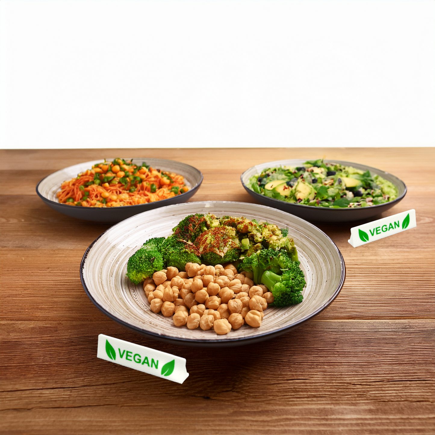 Tischaufsteller Set "VEGAN"