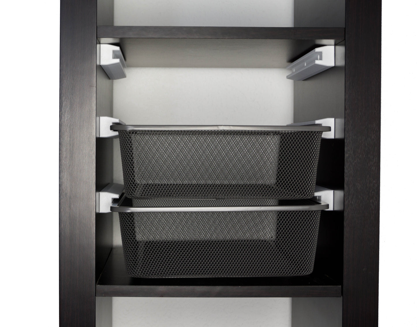 Adapter für Kallax Regal - Schienen Set für TROFAST Boxen | 3 Ebenen pro Fach