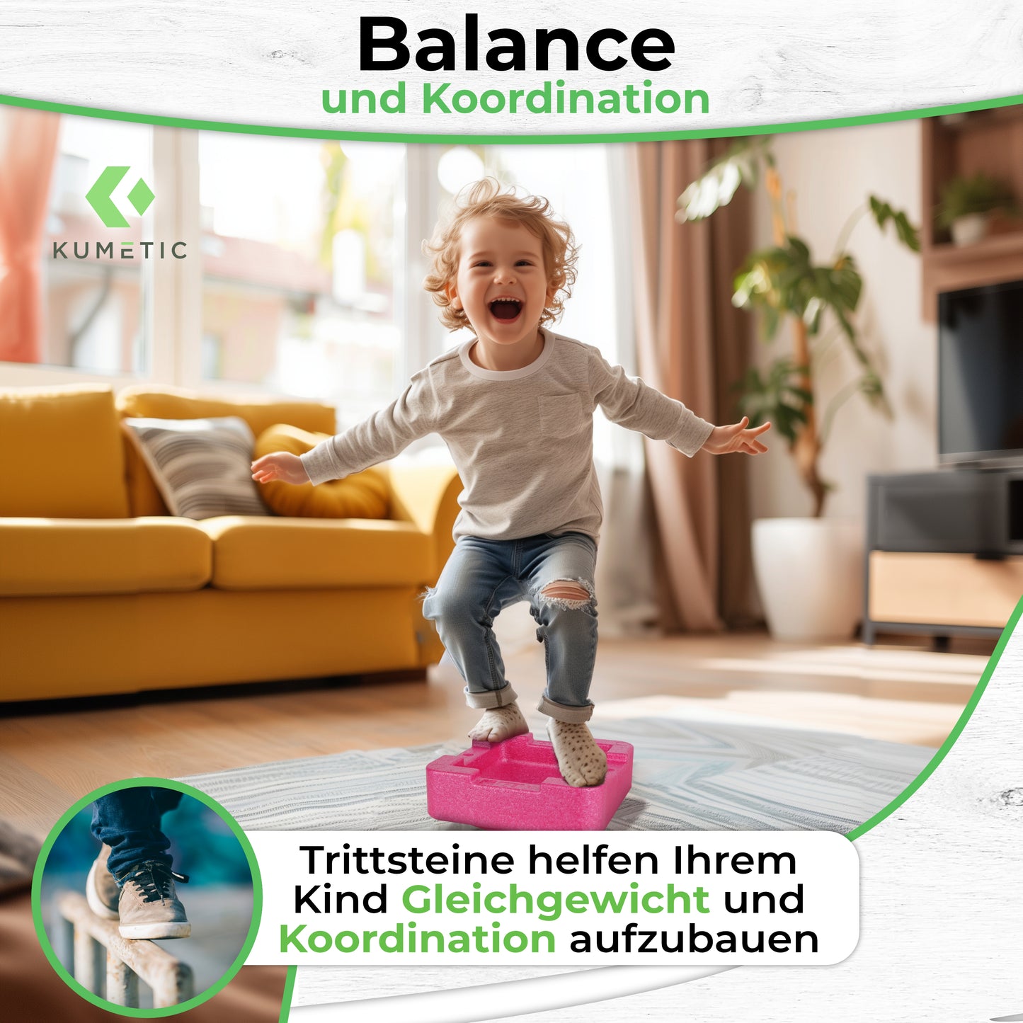 Mega-Bloxi 5er Set - Balanciersteine zum Stapeln - Indoor & Outdoor