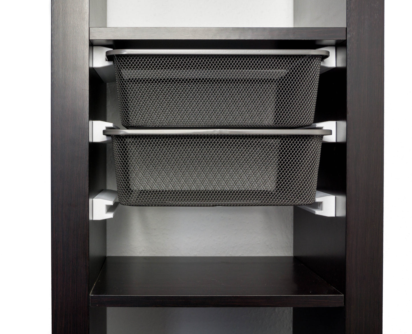 Adapter für Kallax Regal - Schienen Set für TROFAST Boxen | 3 Ebenen pro Fach