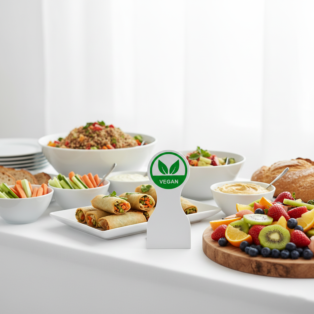 Tischaufsteller Set "VEGAN"