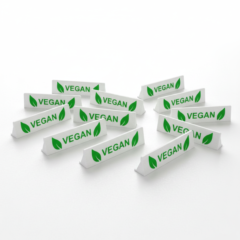 Tischaufsteller Set "VEGAN"